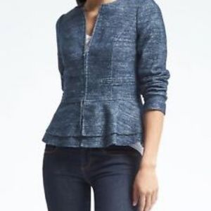 Banana Republic peplum blazer